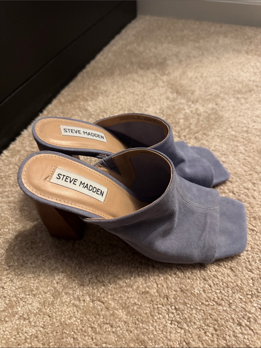Suede Mules